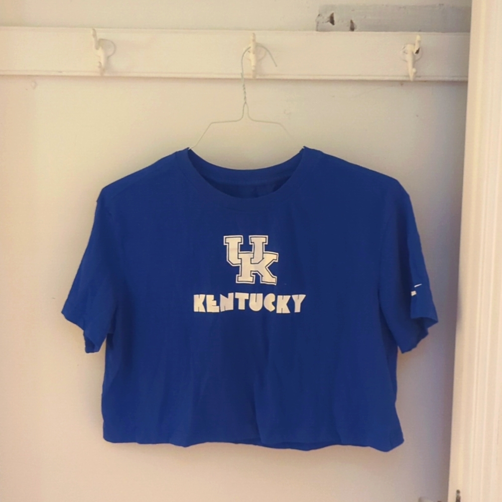 NCAA Kentucky Wildcats Logo Cropped Short Sleeve
